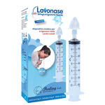Irrigazione nasale non sterile siringa 60 ml + luer-lock con cappuccio + ugello nasale con raccordo luer-lock + perforatore con valvola non ritorno con tappo