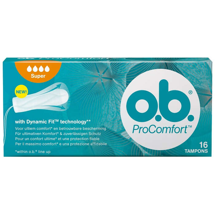 Ob - Super pro comfort tamponi 16 pezzi