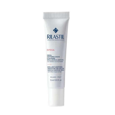 Rilastil - Difesa crema contorno occhi e palpebre emolliente e lenitiva 15 ml