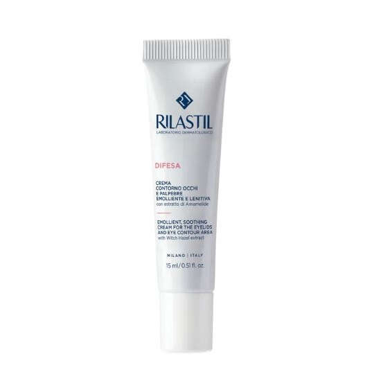 Rilastil - Difesa crema contorno occhi e palpebre emolliente e lenitiva 15 ml