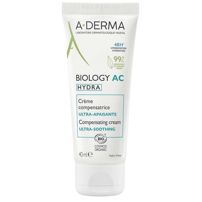 A-derma - Aderma biology ac hydra crema compensatrice ultra lenitiva 40 ml