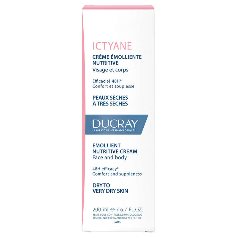 Ducray - Ictyane crema emolliente nutritiva 200 ml
