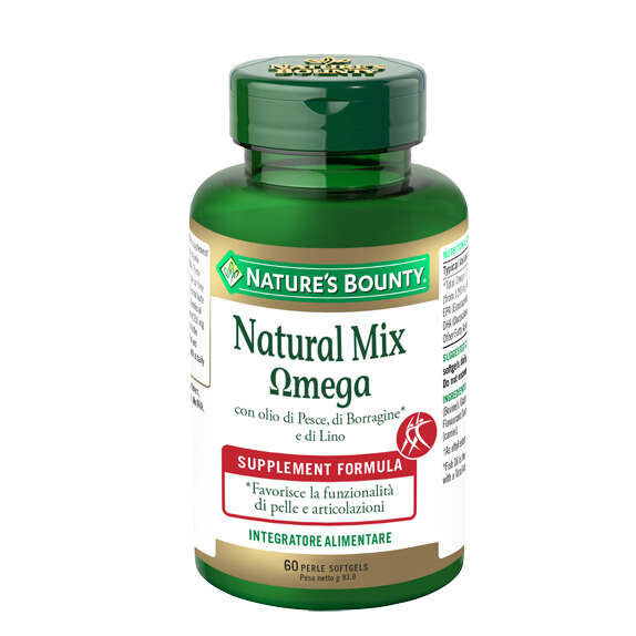 Nature' s bounty - Natural mix omega 60 perle