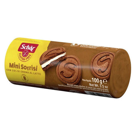 Schar - Mini sorrisi con crema al latte 100 g