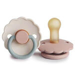 Frigg - Succhietto block tettarella in caucciu' scudo in polipropilene daisy blush/cotton 6 mesi+ 2 pezzi
