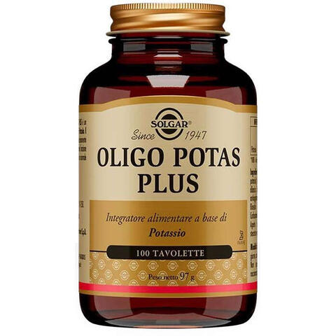Solgar - Oligo potas plus 100 tavolette