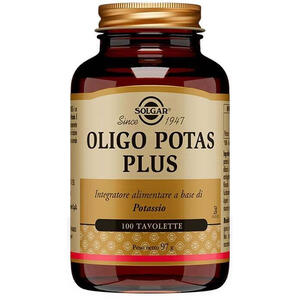 Solgar - Oligo potas plus 100 tavolette