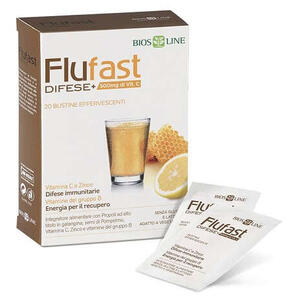 Apix - Propoli flufast difese+ 20 bustine effervescenti biosline