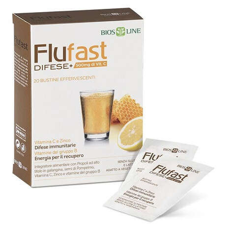 Apix - Propoli flufast difese+ 20 bustine effervescenti biosline
