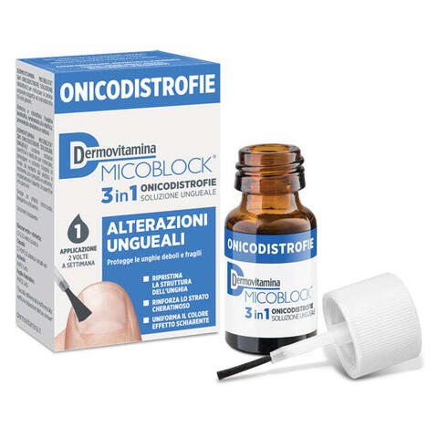 Dermovitamina - Micoblock 3 in 1 onicodistrofie alterazioni ungueali 7 ml