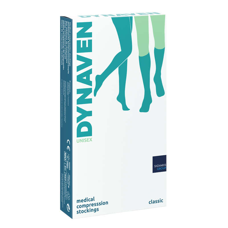 Sigvaris - Collant classe di compressione 2 dynaven classic black punta chiusa lungo xxs