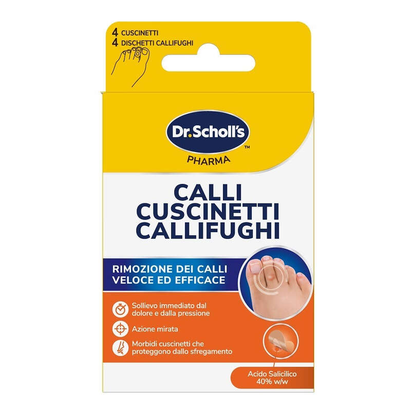 Scholl's - Cerotto callifugo calli duri 4 cerotti + 4 dischetti