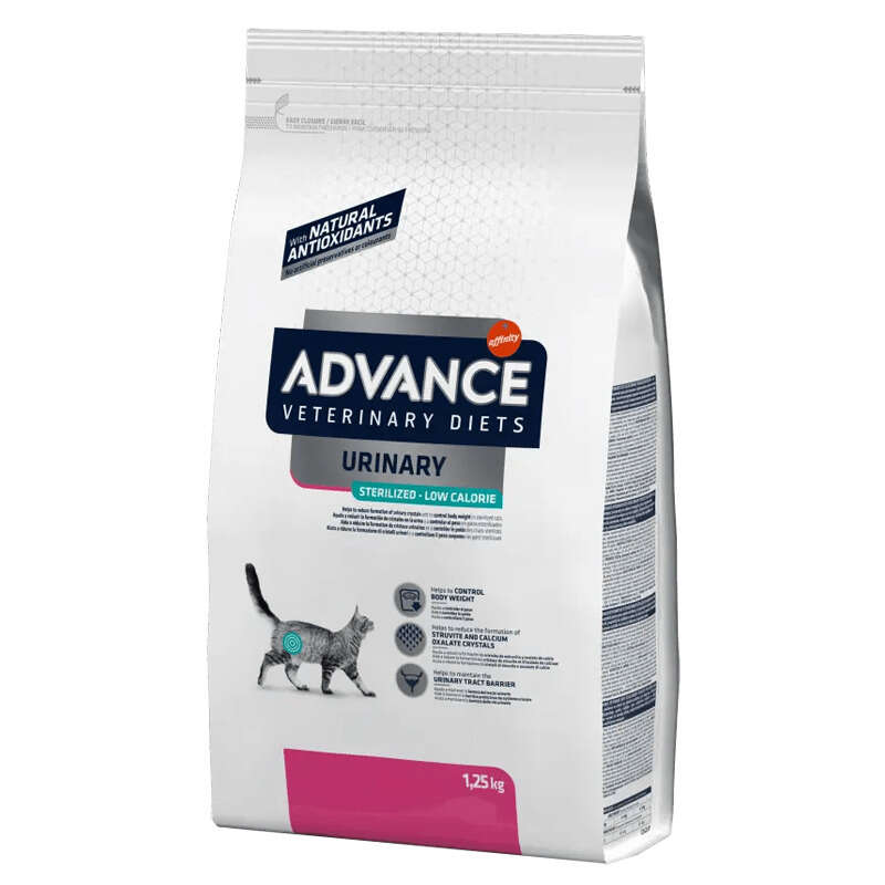 Advance - Diet cat urinary steilized low calorie 1,25 kg