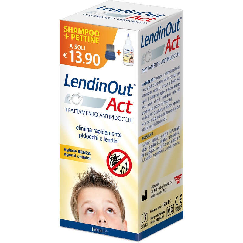 Lendinout - Act antipidocchi 150 ml