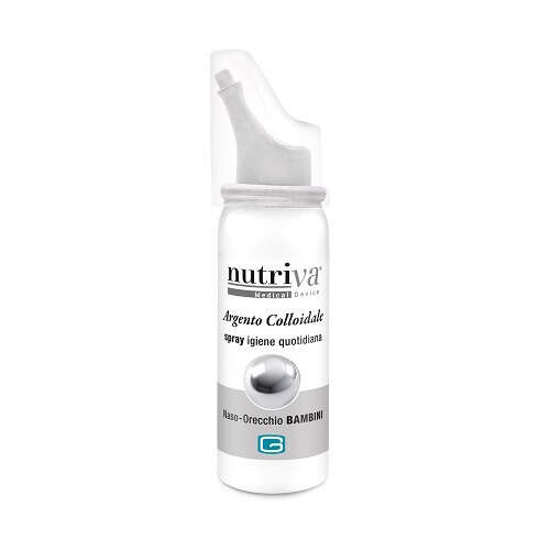 Nutriva - Argento colloidale naso/orecchie 30 ml