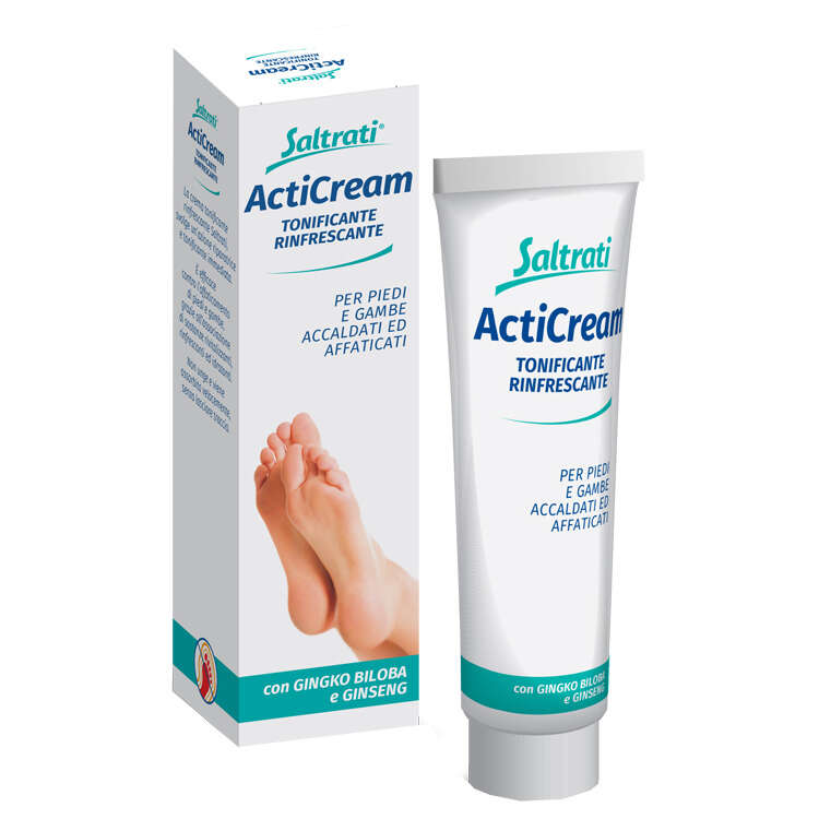 Saltrati - Acticream tonificante rinfrescante per piedi e gambe 100 ml