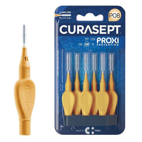 Curasept - Proxi p08 arancio chiaro 6 pezzi