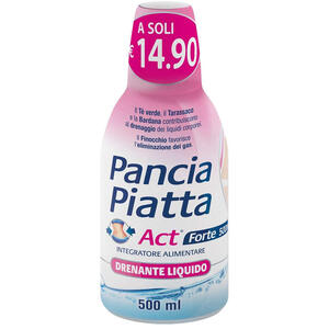 F&f - Pancia piatta act forte drenante liquido 500 ml