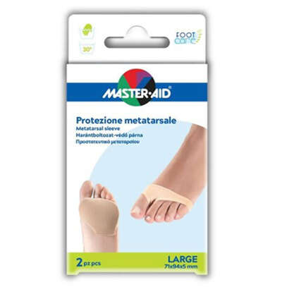 Master aid - Protezione in gel e tessuto master-aid footcare per metatarso large 2 pezzi g3