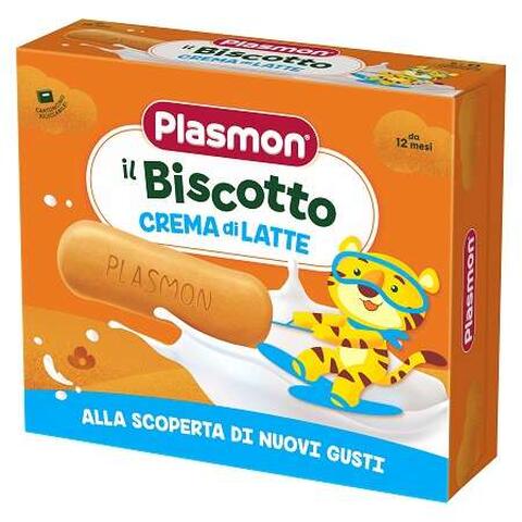 Plasmon - Biscotto crema latte 8 pezzi da 40g