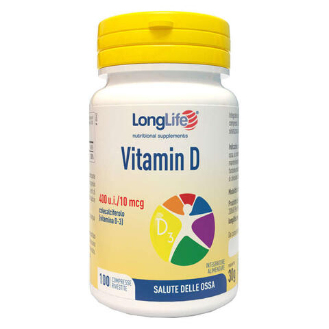 Longlife - Vitamin d 400ui 100 compresse rivestite