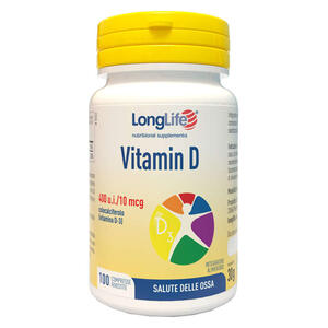 Longlife - Vitamin d 400ui 100 compresse rivestite