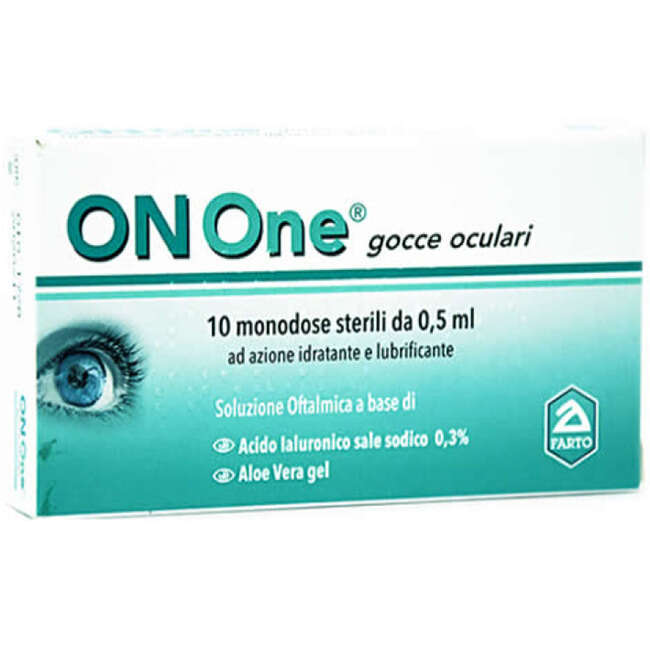 Nuova farmajon - Gocce oculari onone 10 monodose sterili da 0,5 ml in 2 strip