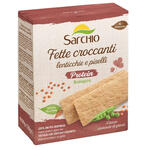 Sarchio - Fette croccanti protein lenticchie e piselli 120 g