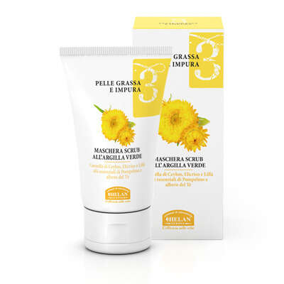 Helan - Linea 3 masch scrub argilla verde