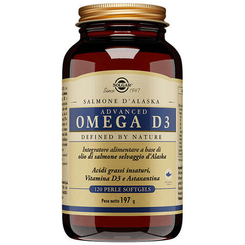 Solgar - Advanced omega d3 120 perle softgel