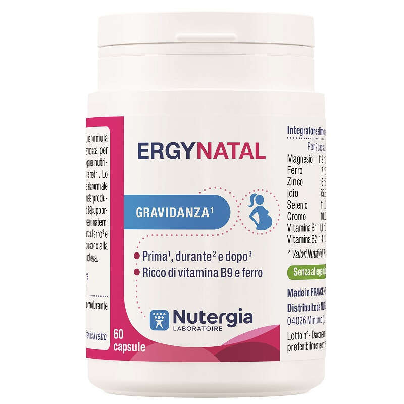 Laboratori nutergia - Ergynatal 60 capsule da 450 mg