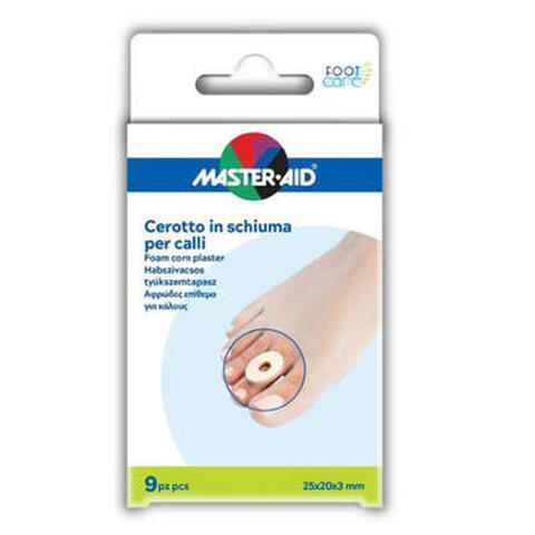 Master aid - Cerotto calli master-aid footcare in schiuma pu 3 mm 9 pezzi b9