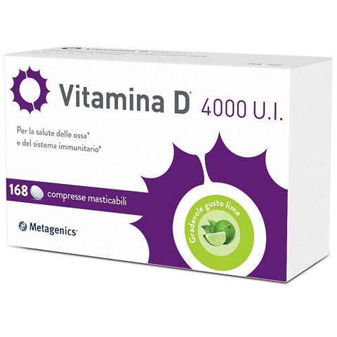 Metagenics - Vitamina d 4000ui 168 compresse masticabili