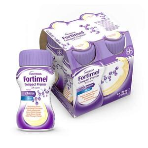 Compact protein - Nutricia fortimel  gusto pesca e mango 4 bottiglie da 125 ml