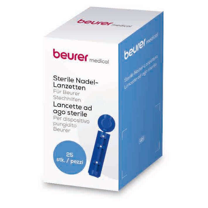 Beurer - Lancette pungidito  ago sterile gauge 28 25 pezzi