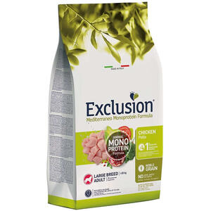 Dorado - Exclusion mediterraneo monoprotein noble grain adult chicken large 12kg
