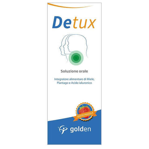 Golden pharma - Detux soluzione orale gusto fragola 150 ml