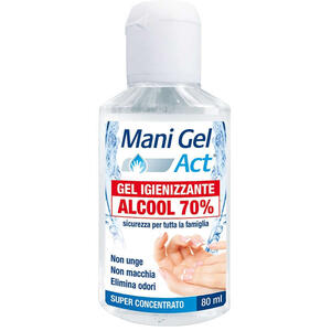 F&f - Mani gel act gel igienizzante alcool 70% 80 ml