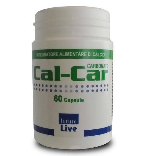 Cal-car carbonato - Calcar calcio carbonato 60 capsule