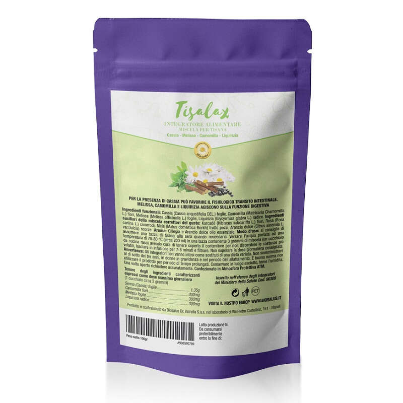 Tisalax - Miscela di erbe 100 g taglio tisana