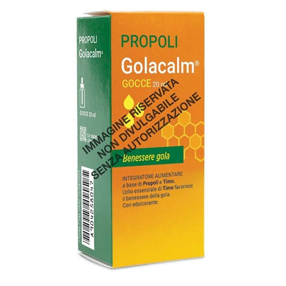 Laboratorio della farmacia - Golacalm gocce 20 ml linea propoli
