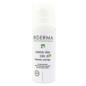 Riderma crema viso 24h - Formula plus 50 ml