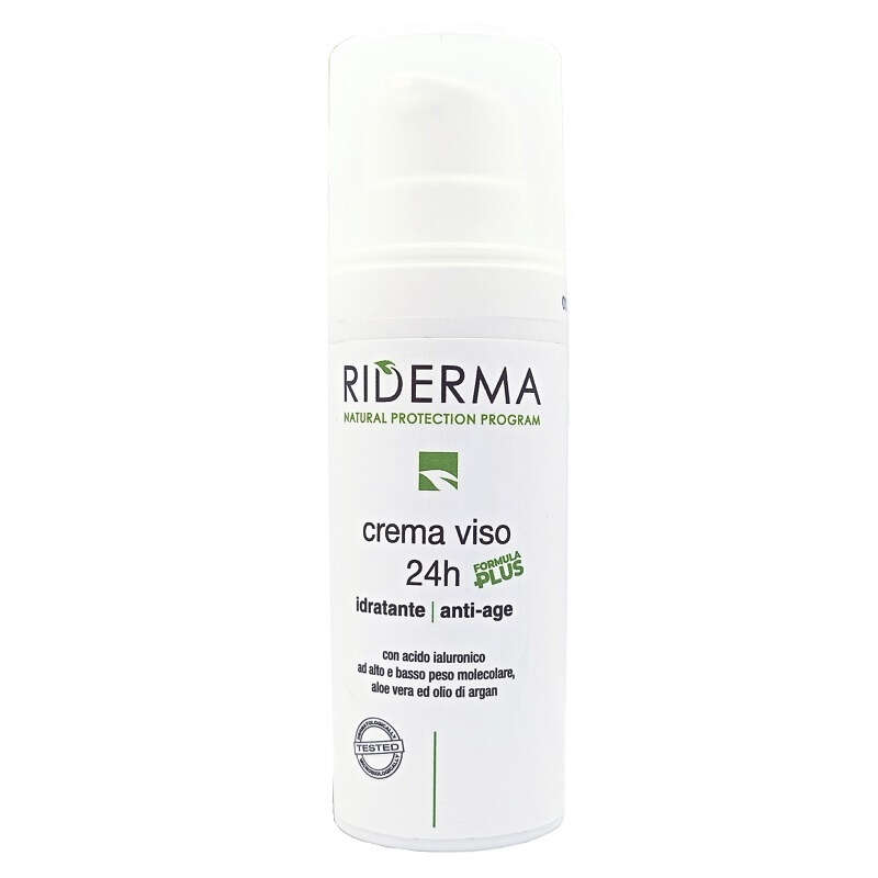 Riderma crema viso 24h - Formula plus 50 ml