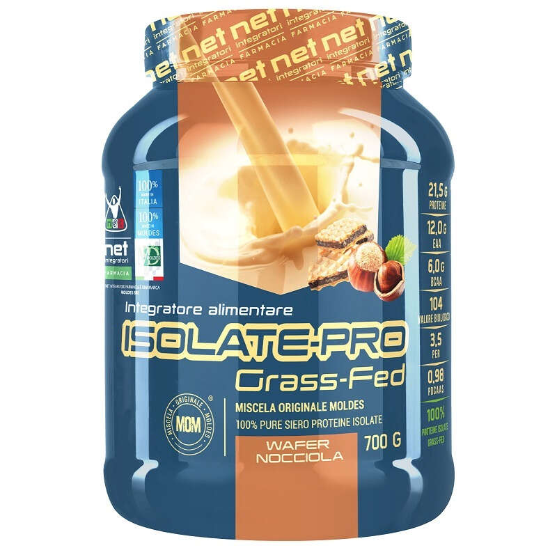 Net integratori farmacia - Isolate pro grass fed wafer 700 g
