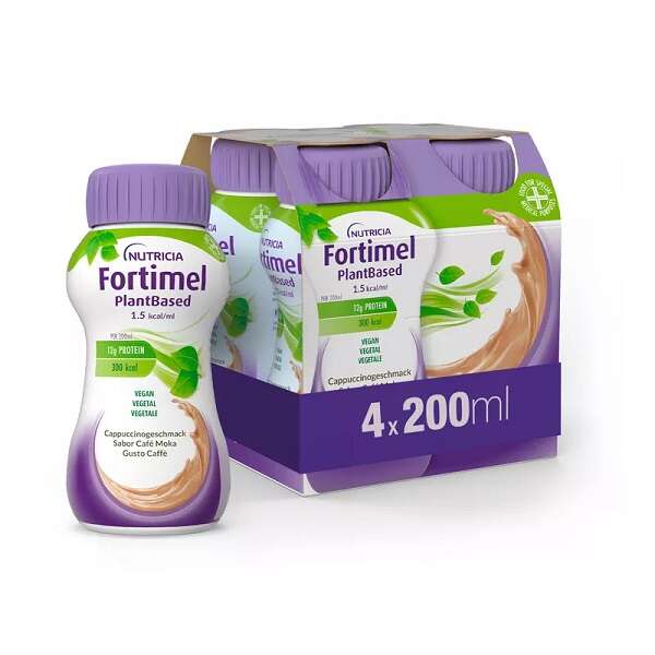 Fortimel - Plant based caffe' 4 bottiglie da 200 ml