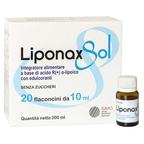 Liponax sol - Uzione 20 flaconcini 10 ml