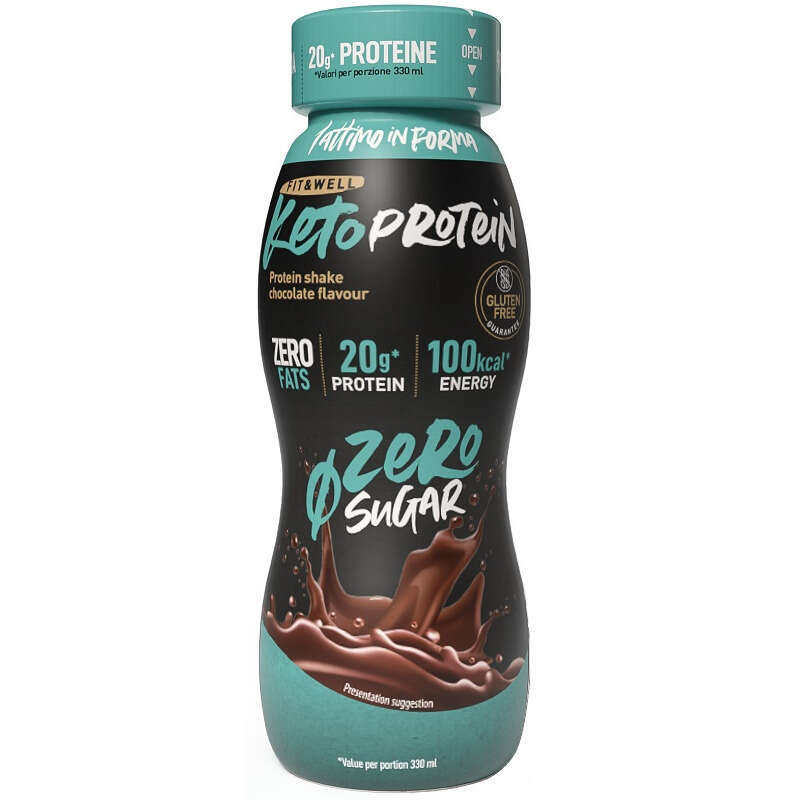 Keto protein shake cioccolato - 330 ml