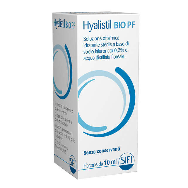 Hyalistil - Gocce oculari ha 0,2% e acque distillate  bio pf frutti rossi 10 ml