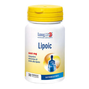 Longlife - Lipoic 600 mg 30 compresse rivestite da 870 mg