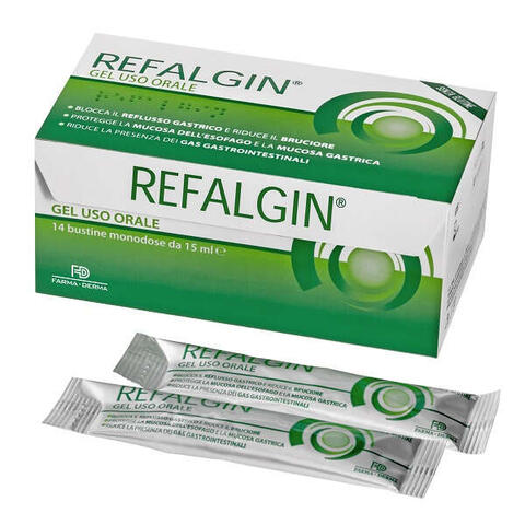 Refalgin - Gel orosolubile antireflusso 14 bustine 15 ml